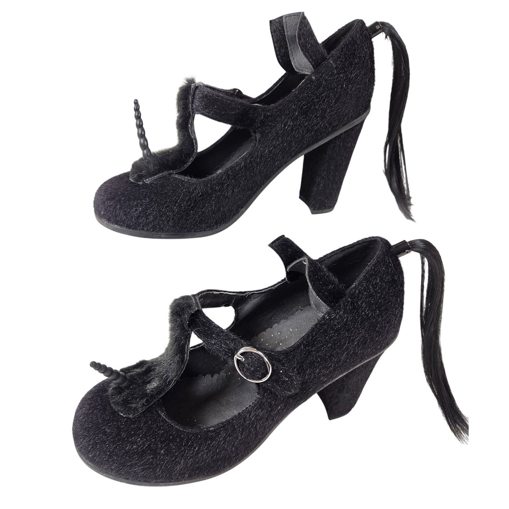 Hot Chocolate Black Unicorn High Heels Mary Jane Pump Women 39 Whimsigoth